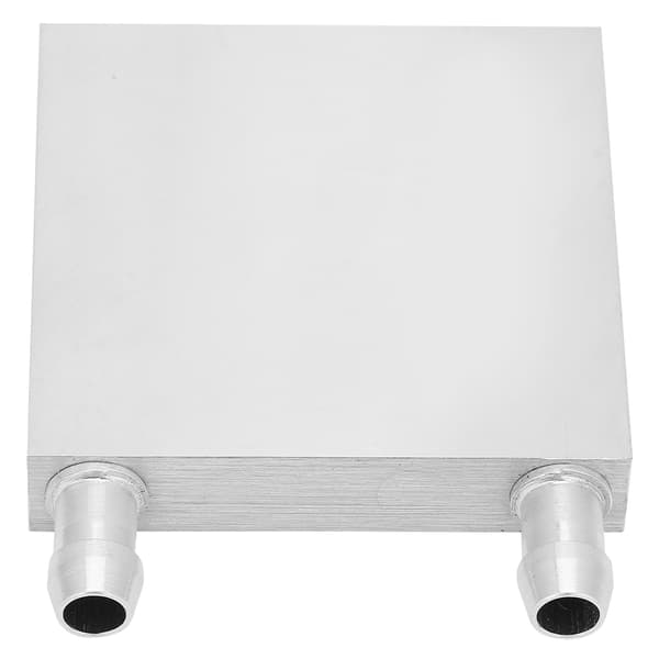 Vannkjøleblokk i aluminium Vannblokkkjøler CPU Vannkjølehode Flat avløpsvann (#1)