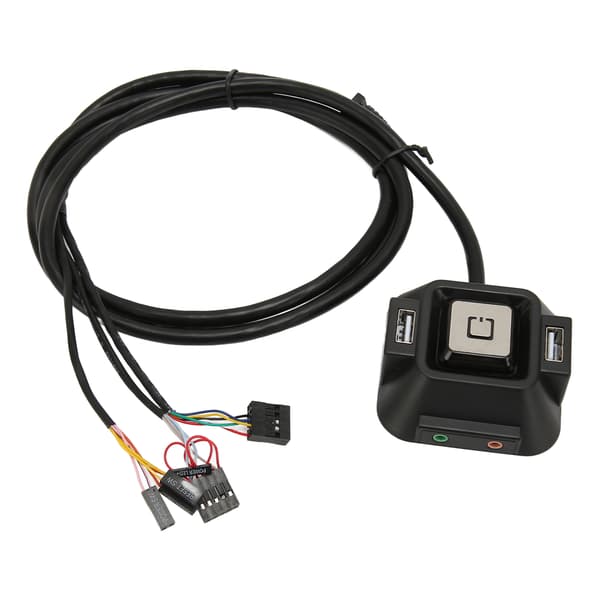 PC Power Switch 1,2 m Langt USB Interface Extension Plug and Play Nem Betjening PC Power Knap til Stationær Computer