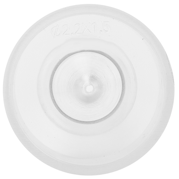 Transparent plastiklysform Kirkespidsform til lysfremstilling med metalbeskyttelse (2,5x15 cm)