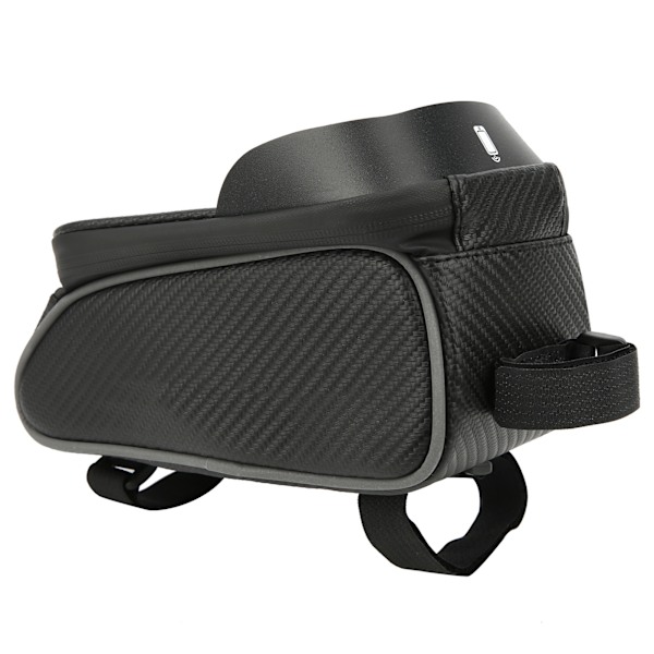 Cykeltaske Udendørs Mobiltelefon Front Beam Vandtæt Rørtaske Cykelsadel Polyester