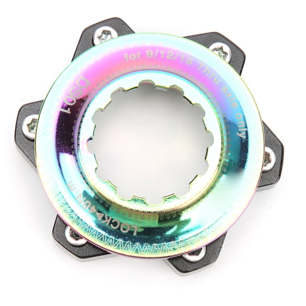 MEIJUN Bike Hub Center Lock Conversion Adapter Centerlock till 6-håls Adapter Conversion Kit
