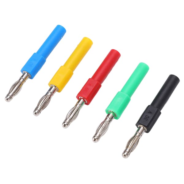【NX】5 STK/Sæt J.20012 Bananstikforbindelse 4mm Han til 2mm Hun Bananstikadapter til Multimeter