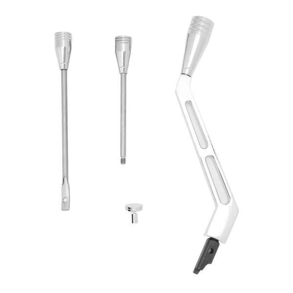 【NX】Blinklysarm i rustfrit stål, rustfri, galvaniseret, poleret billet-skiftearm, erstatning til Chevy