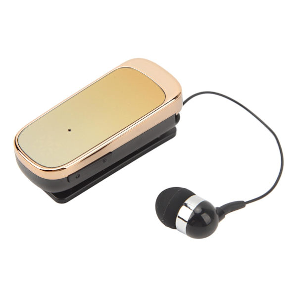 Taitettavat langattomat kuulokkeet Bluetooth5.2 kuulokkeet Clip On Earpiece Mukava headset ulkoilmakäyttöön ajamiseen Kaltevuus Keltainen