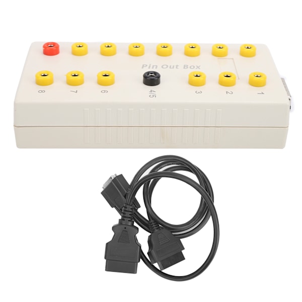 OBD2 Pin Out Box med diagnostisk kabelsats täcker alla testpunkter Autodiagnosverktyg