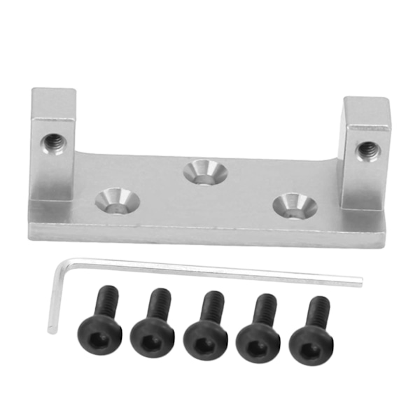 Aluminium Servo Plade Metal Servo Montering til HBX 2098B 1/24 RC Crawler Bil Opgraderingsdel Sølv