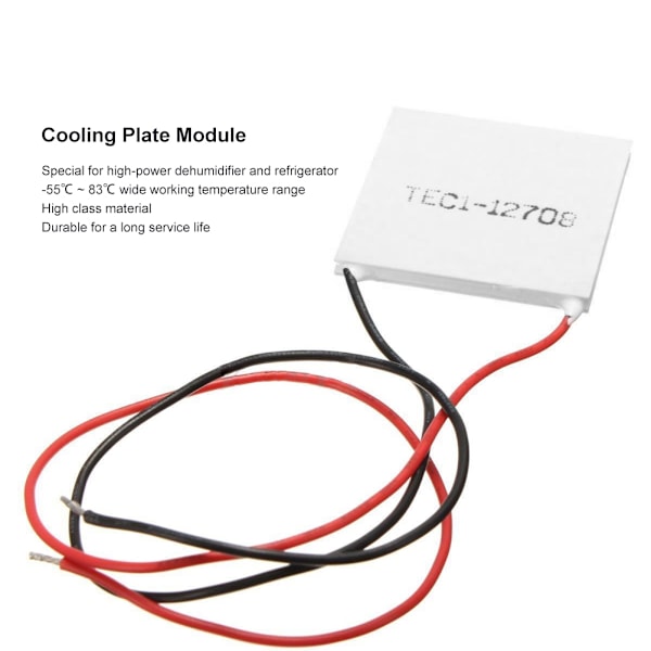Kjøleplate Modul High Power Avfukter Kjøleskap Termoelektrisk Dedikert TECL-12708