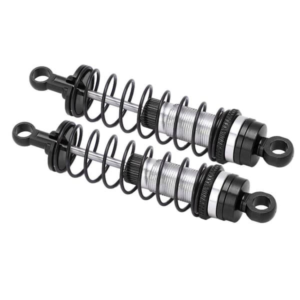 RC Stødabsorber for og bag, vibrationsdæmpende aluminiumslegering RC-dele til Latrax Teton 1/18 Sort