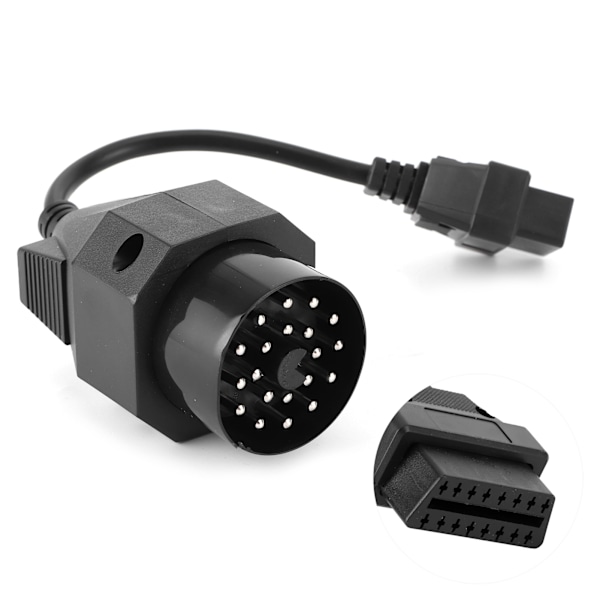 OBD2-sovitinjohto 16-nastainen naaras 20-nastaiseen diagnostiikkaluukkuun Sopii E36 E39 X5 Z3
