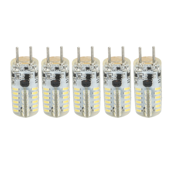 10 st G4 LED-lampor Bi-stift Landskapsbelysning Ersättningslampa för Husvagn Innergård Trädgård 12V Kallt Vit