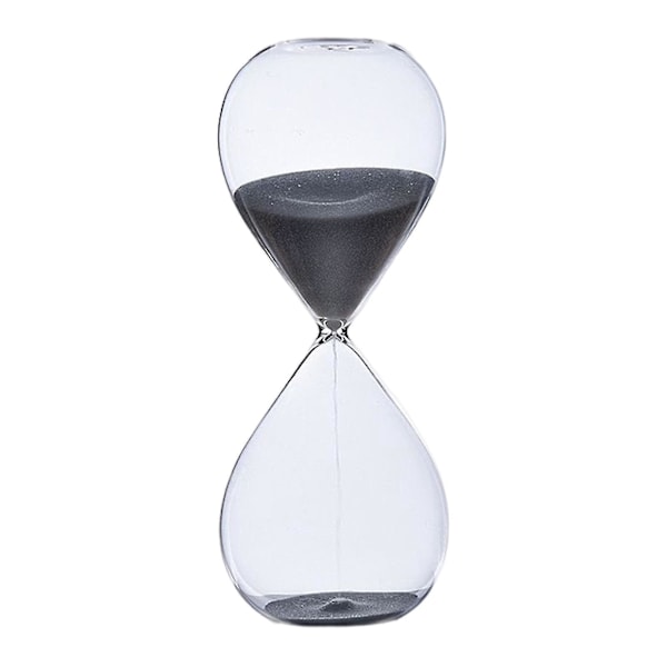 Personlighetsglas Timglas Sand Timer - 60 Minuter Svart