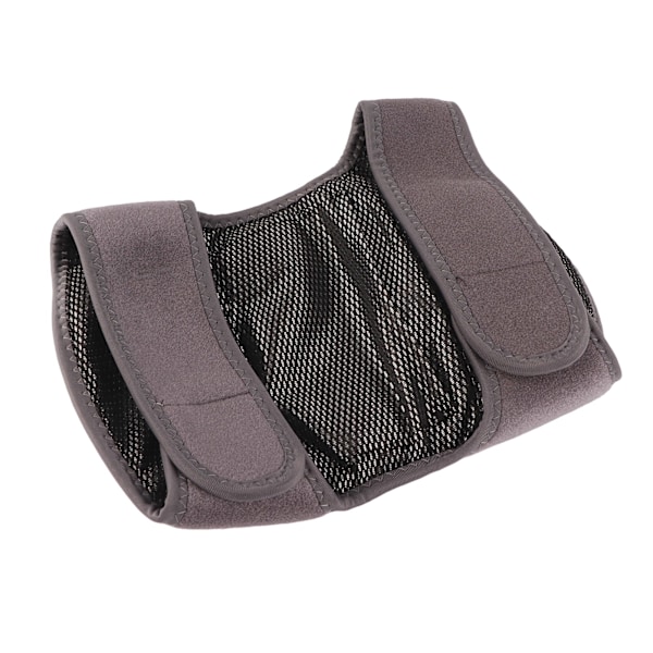 Uppvärmda knäskydd 3 nivåer Temp Vibration Uppladdningsbar trötthetsavlastning Knä massageapparat för axelarmbåge Grå