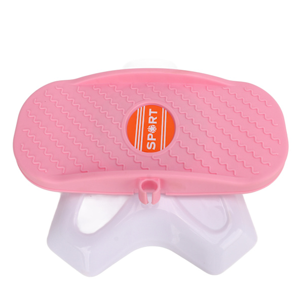 1 pari/setti Vääntölevy Split Waist Twist Disc 3D Kaaripoljin Meluton Vääntölauta Urheiluun ja Kuntoiluun Vaaleanpunainen