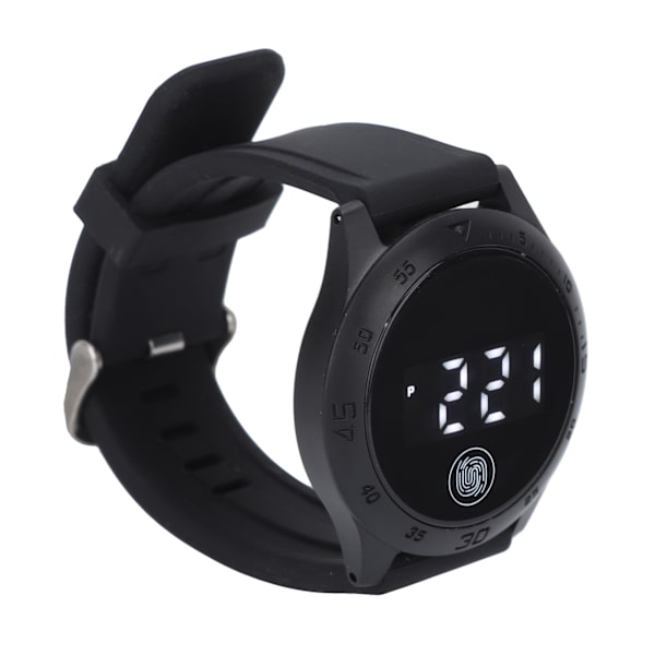HZ2030 LED Digitalt Ur Koreansk Stil Vandafvisende Touch Snygt Armbåndsur til Mænd Kvinder Studerende Sort