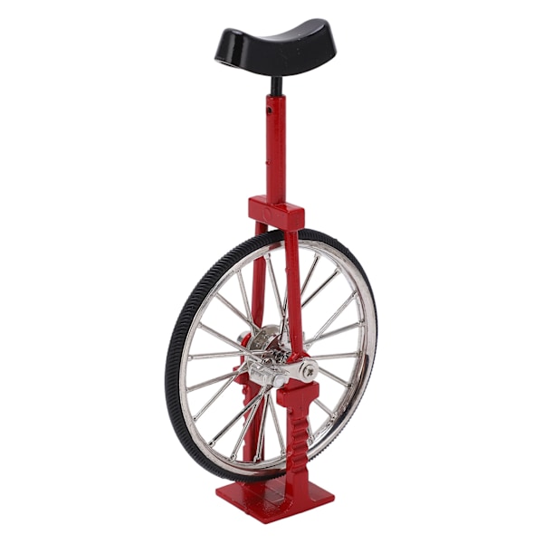 Enhjuling modell Simulerad livfull design Vacker utsökt texturerad legering mini enhjuls cykel prydnad leksak