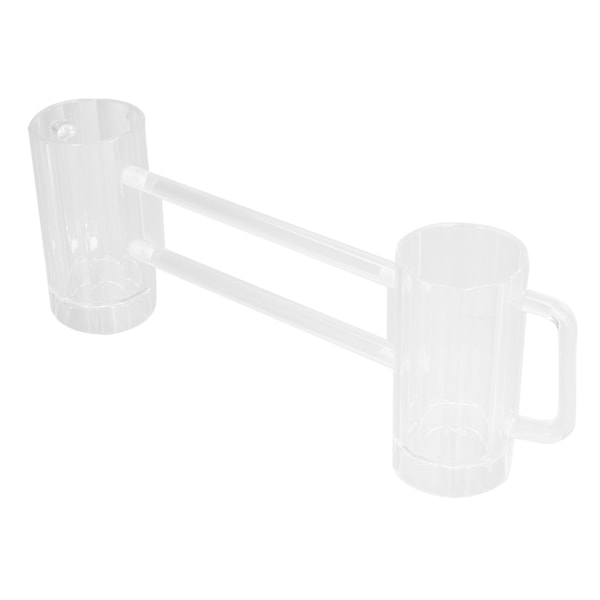 Ølkopp Akryl Dobbel Sammenføyd Ølglass med Håndtak for Bar KTV Spillkonkurranse 430ml / 14.5oz