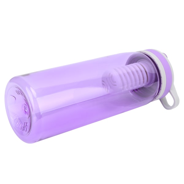 770 ml bärbar filtrerad vattenflaska utomhusvattenrenare för campingvandring EmergencyPurple