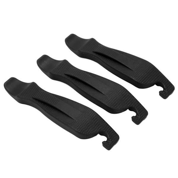 3 stk. Cykel Dæk Afbryderstang Nylon Dæk Løftestang Anti Slip Høj Hårdhed Cykel Dæk Løftestang Reparationsværktøj Sort