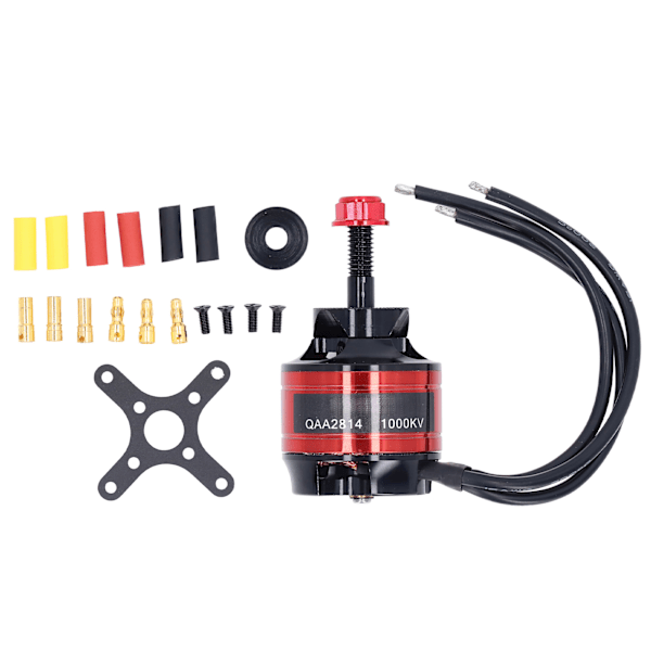 QAA2814 1000KV RC Borstlös Motor 6S Flygplan Motor 14-polig Typ för Drönare Modellflygplan Fast Vinge CCW