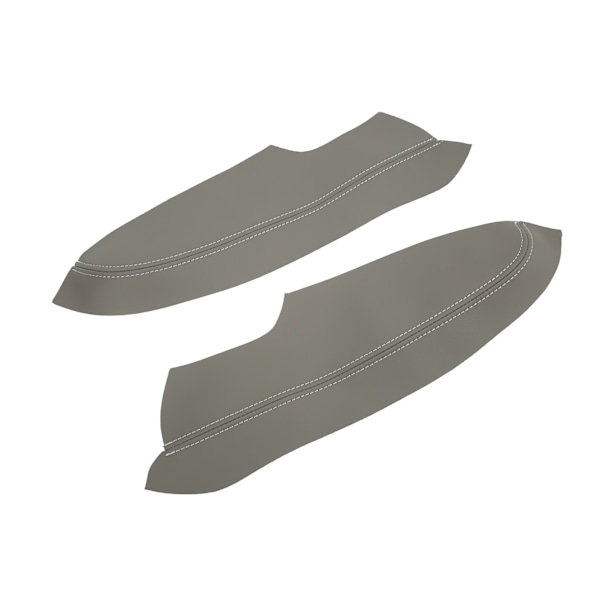 2st/set Mikrofiberläder framdörrpanel Armstödskåpa Skydd Antiskrapningsbyte för Civic 2005-2011Grå