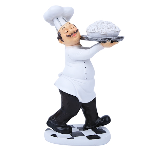 Bakevaredekor Gavepynt Kokk Harpiksfigur Dekorasjon for stilig restaurant Cafe7124T-02-Ramen Chef