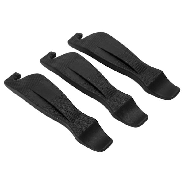 3 stk. Cykel Dæk Afbryderstang Nylon Dæk Løftestang Anti Slip Høj Hårdhed Cykel Dæk Løftestang Reparationsværktøj Sort