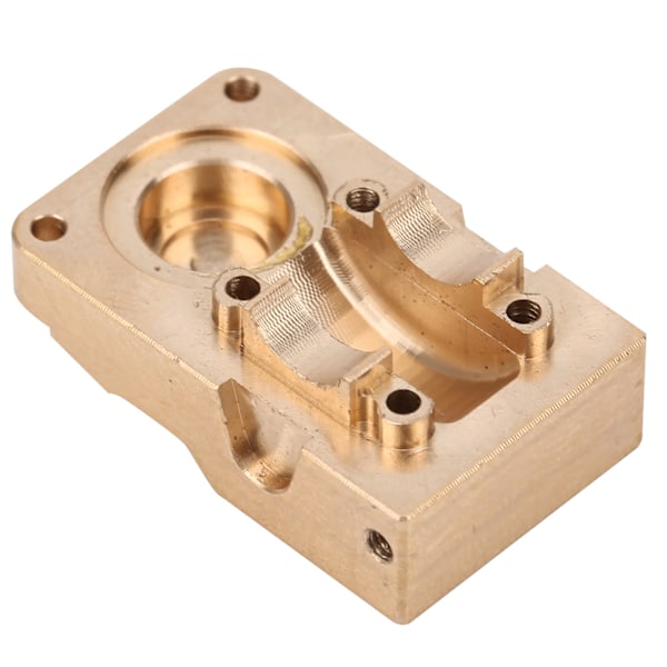 Mässing Diff Axelkåpa Motvikt med Skyddsplatta Passar för Axial SCX24 AXI00002 90081 1/24 RC Bil