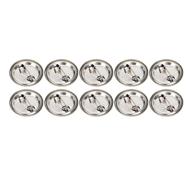 100 kpl Tyhjä Pin-Nappi Pyöreä Turvallisuusmerkki Embleemi Mitali Osia Tarvikkeita Käsityölahjoille Matkamuistoille 25 mm/1.0in