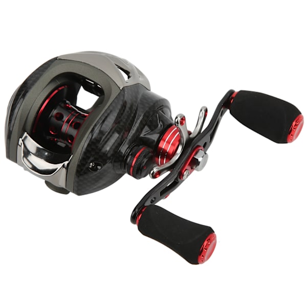 Baitcasting Rullar Metall 18+1BB 6.3:1 Växel Förhållande Hög Hastighet Fiske Rulle Långkastande för Fiske Tillbehör HJB200‑2 Höger Hand