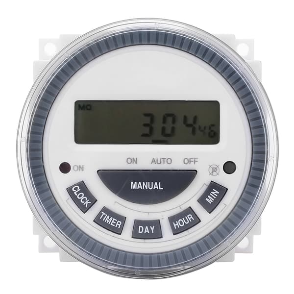 【NX】Timerbrytare Elektronisk LCD Digital Display Tidskontrollbrytare TM619H‑2 DC12VAC