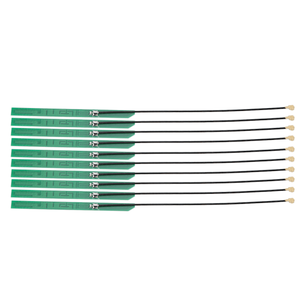 10 stk intern antenne 2.4G lille PCB IPEX 5Dbi hovedsignalstabilisering Indbygget antenne