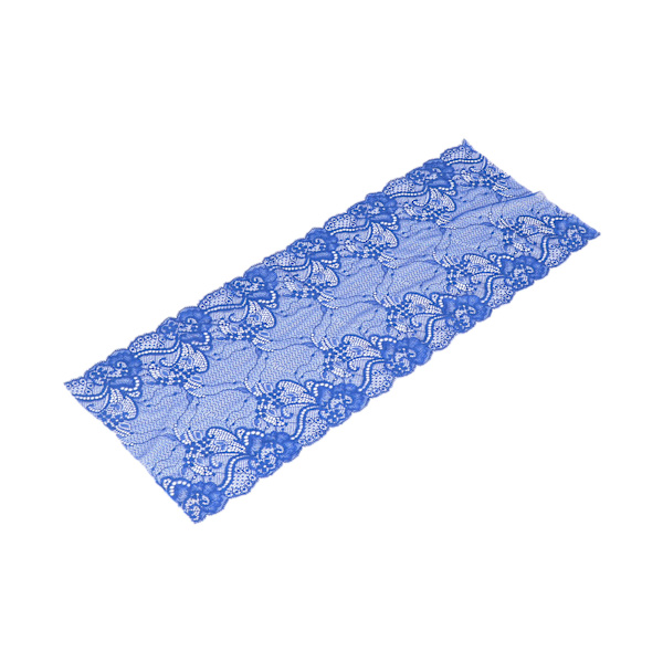 Spetsband 19 cm brett 10 yards Bra elasticitet Säker användning Enkel användning Lägg till Elegans Kläder Tillbehör Blå
