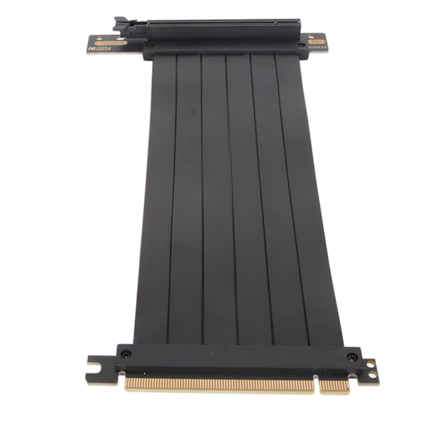 PCIE 3.0 X16 jatkokaapeli, nopea joustava 90 asteen jatkokortti, jatkokaapeli, grafiikkasuorittimen jatkokaapeli, musta, 30 cm / 11,8 tuumaa