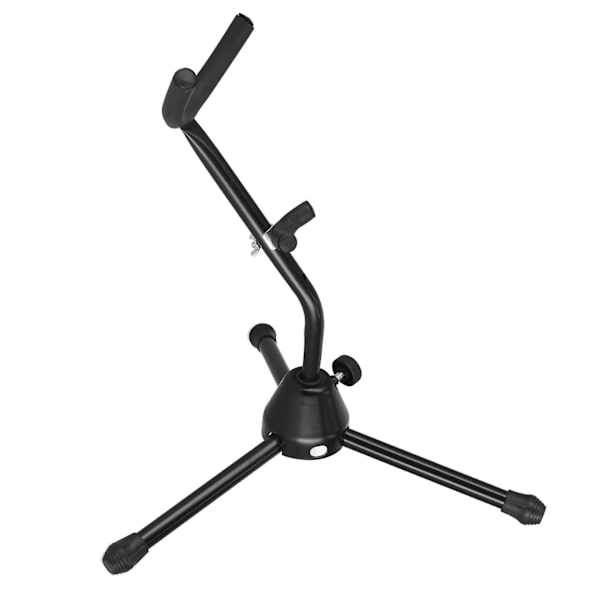 【NX】Saksofonstativ Metall Altsax-holder Bærbart sammenleggbart støttestativ Instrumenttilbehør