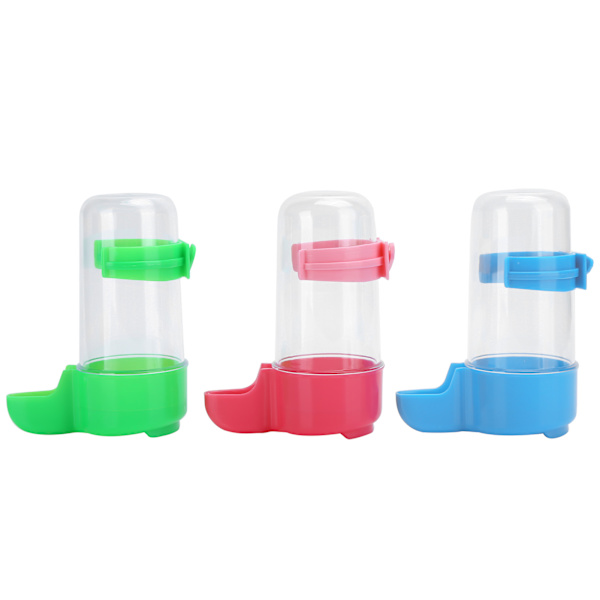 3Set Fåglar Automatisk Matare Vattendrickare Papegoja Matning Dricksbehållare Dispenser