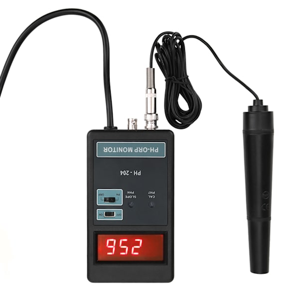 Digital LED-skærm PH/ORP Temperaturkontrol Monitor Måler Tester Overvågningsudstyr EU-stik 220V