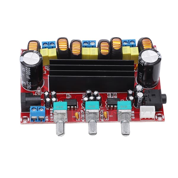 Digital effektKompatibel medforstærkerkort XHM139 TPA3116D2 2x50W+100W 2.1-kanals effektKompatibel medforstærkermodul 1224V