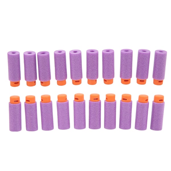 100 st Universal Short Dart High Density EVA Soft Shot Harmless Toy Refill för olika Shooting Toy Lila
