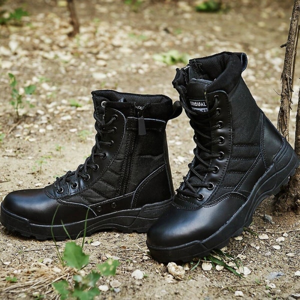 Desert Tactical Military Boots Special Force Uniform Work Safety Shoes Herr Dam Army Zipper Combat Boots Joggesko