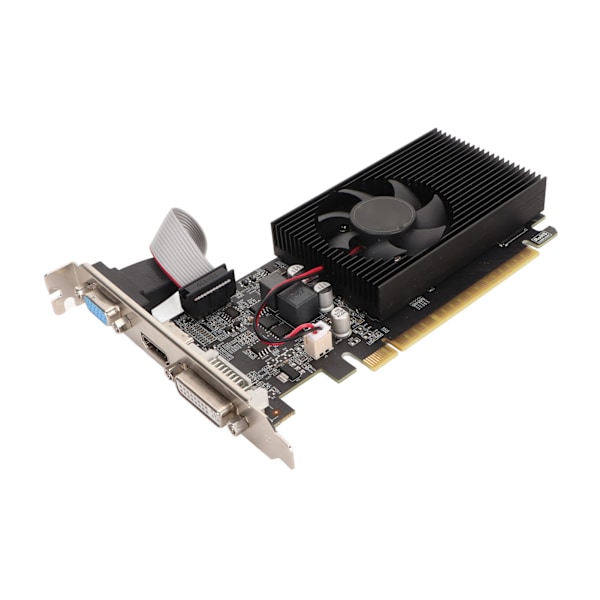 GT 730 4G DDR3B 128-biters grafikkort med støtte for kjøleventil VGA DVI HD Multimedia Interface Gaming Grafikkort