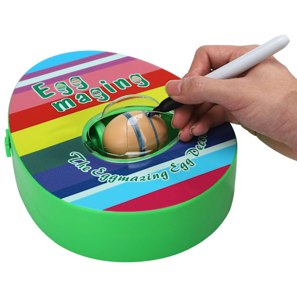 DIY Ægte Æg Doodle Legetøj Elektrisk Malemaskine til Påskeæg