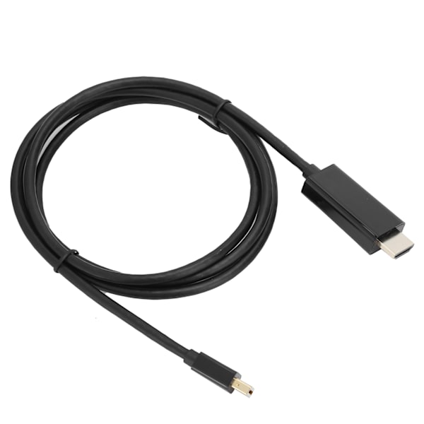 Uros-uros adapterikaapeli Mini DP HDMI Video Tietokone TV-tarvikkeet B0203 Musta