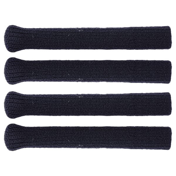 2-pack Bomullsglasögon Öronkudde Mjuk Stickad Halksäker Fixering Glasögon Tempelspetsar Ärm Marinblå