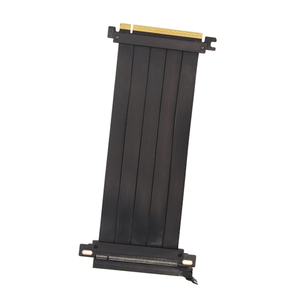 PCIE 4.0 X16 Forlængerkabel Høj Skærmende Egenskab 180 Grader Fleksibel PCIE 4.0 Forlængerkabel til Grafikkort Sort 40cm/15,7in