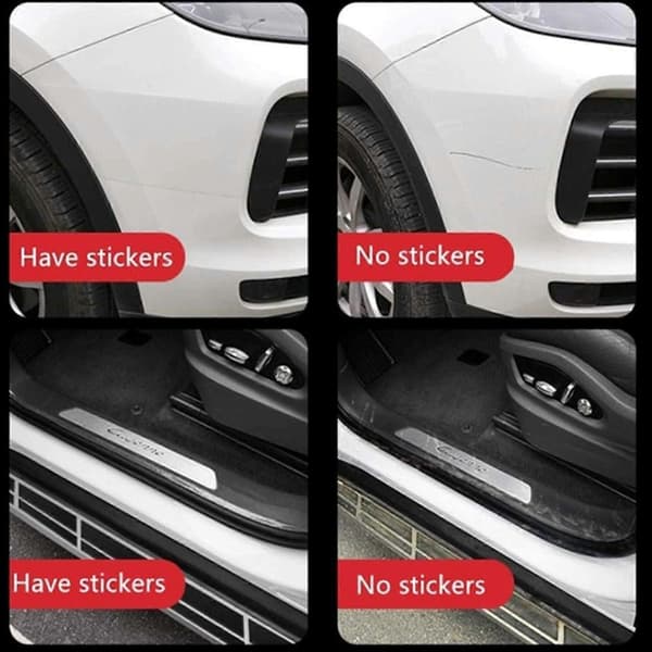 Bumper Protector, Door Sill Protector Compatible with Car, Rim Protector - 10M Clear Rubber Strip Compatible with Car (5cm*10M)