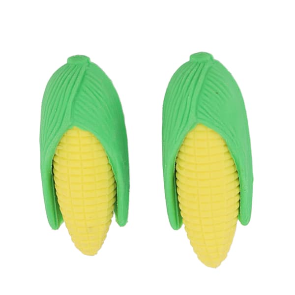 100 stk Mini Corn Erasers Mini Corn Style Sikker Giftfri PTR Ofte brukt Barn Blyant Erasers Kompatibel med Barn Skolefest