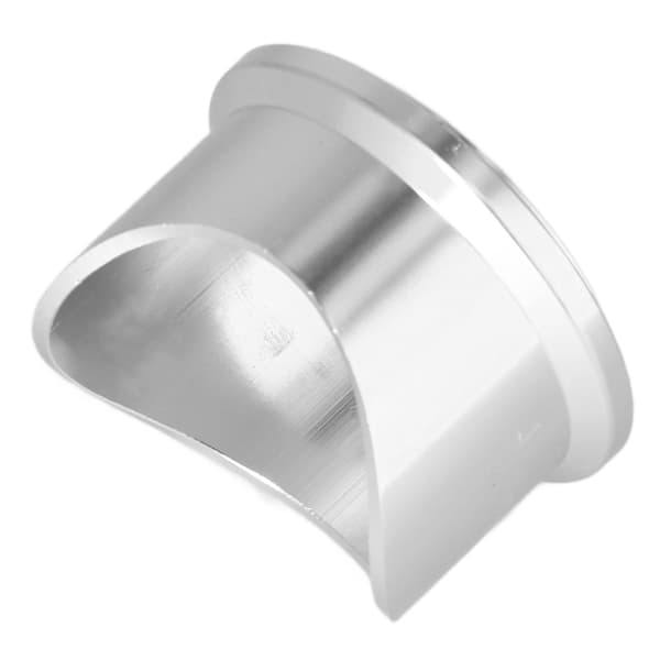 【NX】Universal 50 mm avblåsningsventil Sølv eksosventilflens BOV aluminiumflens biltilbehør