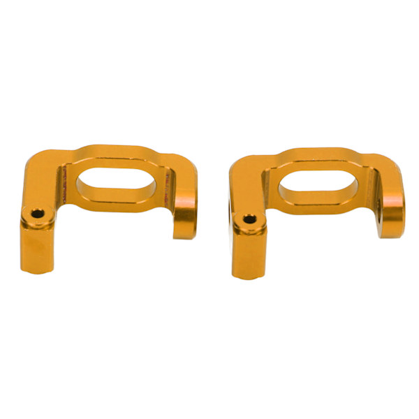 2 st Metall Aluminiumlegering Fram C Navbärare Caster Block för LC Racing PTG‑2 1/10 RC Bil Guld