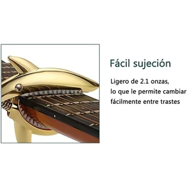 Mønster Universal Gitar Capo i rustfritt stål med stabil klemme for akustisk
