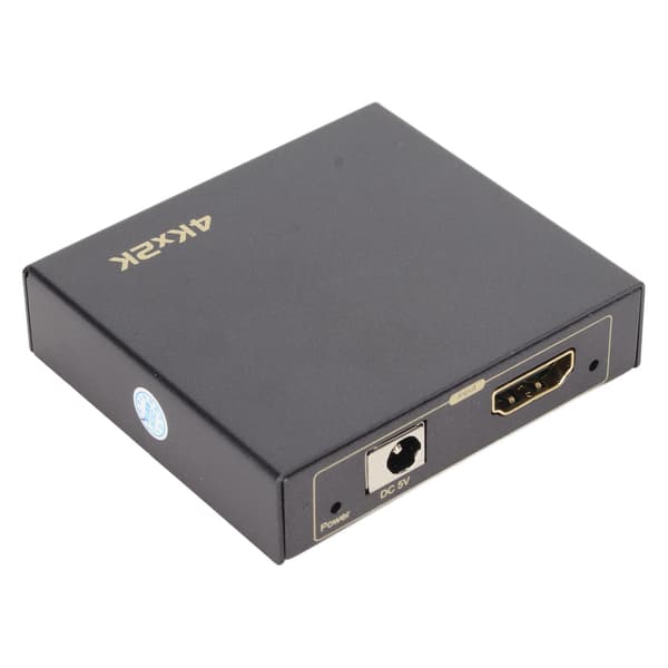 HD Multimedia Interface Extractor Version 1.4 4K 30Hz Fiber Optic 5.1 3.5mm Utgång Ljud Extractor Converter 100‑240V EU-kontakt